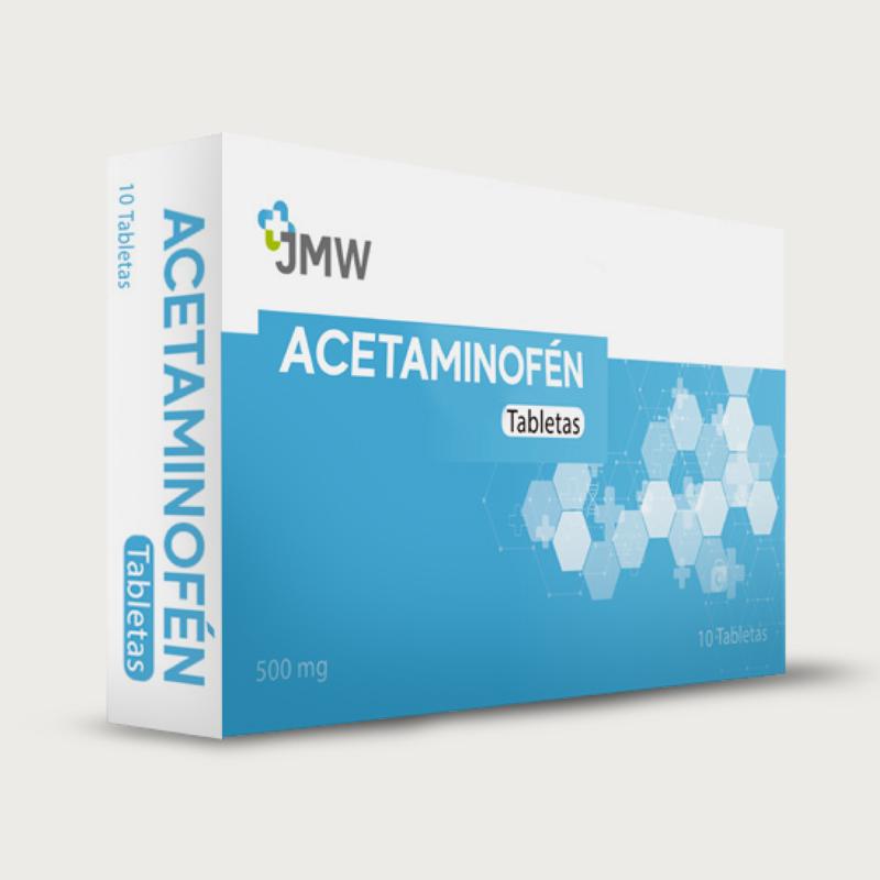 Acetaminofén de 500mg Tabletas